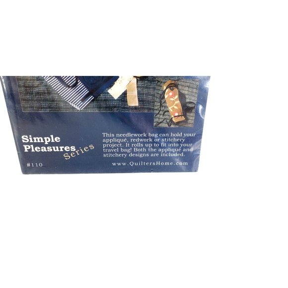 VTG Pat Sloan Simple Pleasures Needlework Bag Pattern Quilts Applique Stitchery - Picture 3 of 3